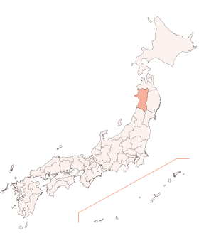 全国の中の秋田県