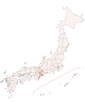 全国の中の三重県